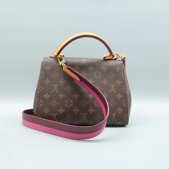 100% Authentic Louis Vuitton Cluny Brown Monogram Canvas Satchel - Picture 2 of 12